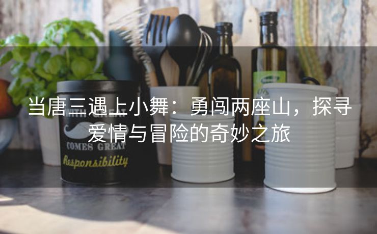 当唐三遇上小舞：勇闯两座山，探寻爱情与冒险的奇妙之旅