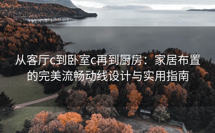 从客厅c到卧室c再到厨房：家居布置的完美流畅动线设计与实用指南