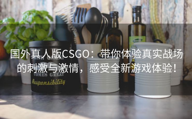 国外真人版CSGO：带你体验真实战场的刺激与激情，感受全新游戏体验！