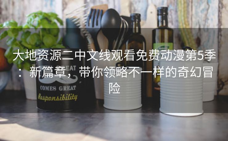 大地资源二中文线观看免费动漫第5季：新篇章，带你领略不一样的奇幻冒险