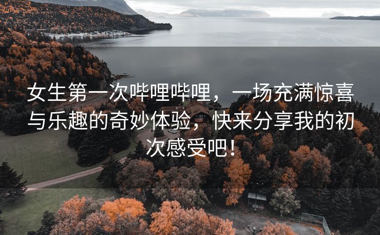 女生第一次哔哩哔哩，一场充满惊喜与乐趣的奇妙体验，快来分享我的初次感受吧！