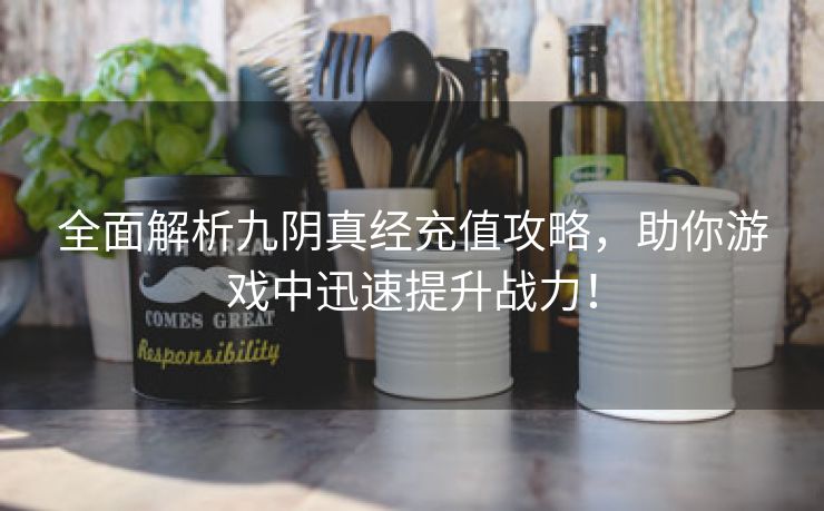 全面解析九阴真经充值攻略，助你游戏中迅速提升战力！