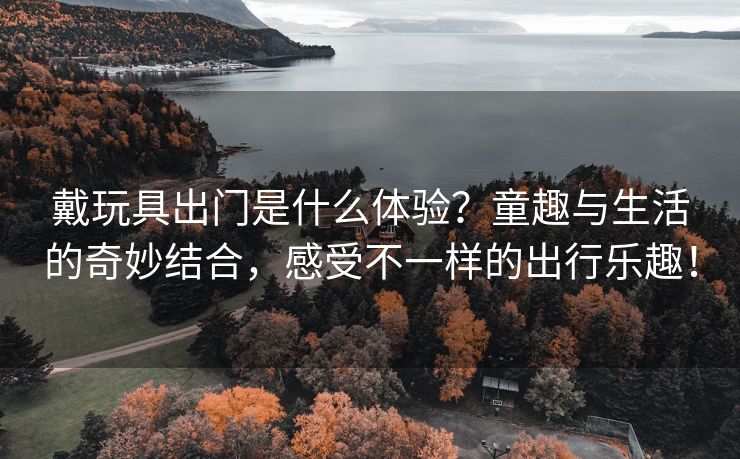 戴玩具出门是什么体验？童趣与生活的奇妙结合，感受不一样的出行乐趣！