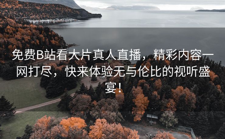 免费B站看大片真人直播，精彩内容一网打尽，快来体验无与伦比的视听盛宴！