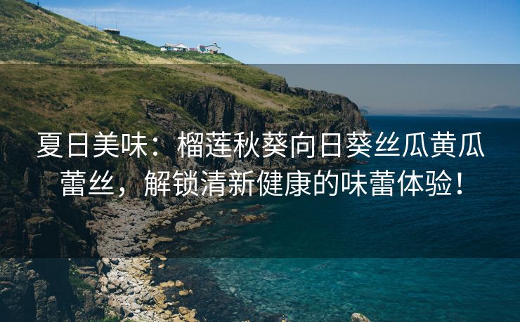 夏日美味：榴莲秋葵向日葵丝瓜黄瓜蕾丝，解锁清新健康的味蕾体验！