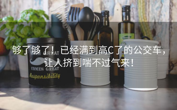 够了够了！已经满到高C了的公交车，让人挤到喘不过气来！