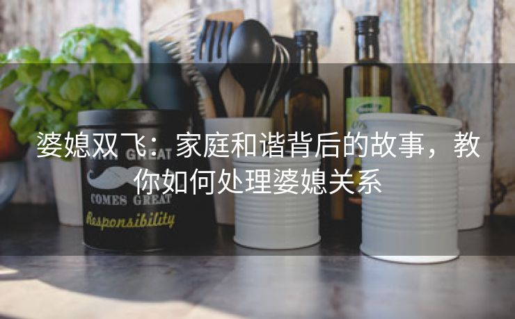 婆媳双飞：家庭和谐背后的故事，教你如何处理婆媳关系