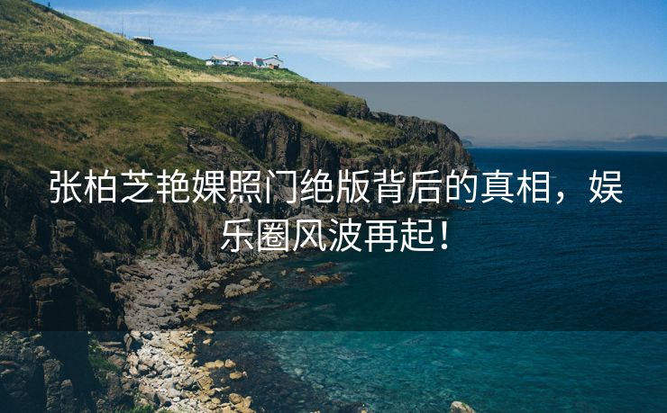 张柏芝艳婐照门绝版背后的真相，娱乐圈风波再起！