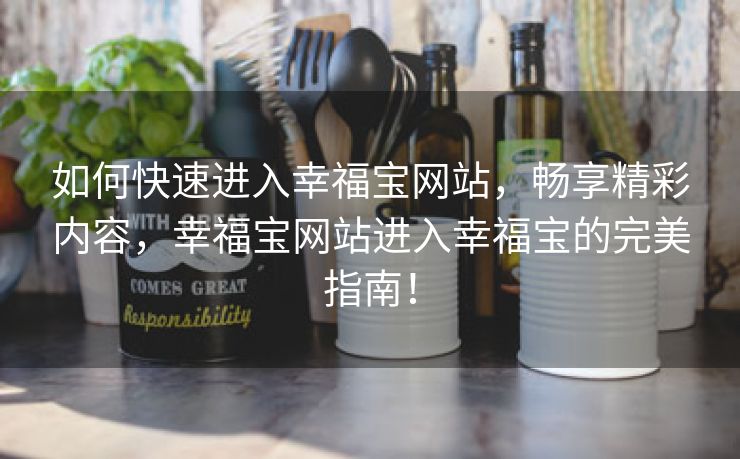 如何快速进入幸福宝网站，畅享精彩内容，幸福宝网站进入幸福宝的完美指南！