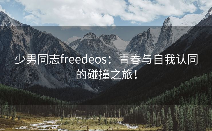 少男同志freedeos：青春与自我认同的碰撞之旅！