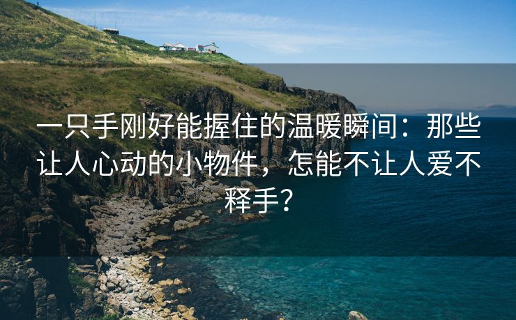 一只手刚好能握住的温暖瞬间：那些让人心动的小物件，怎能不让人爱不释手？