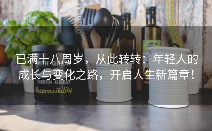 已满十八周岁，从此转转：年轻人的成长与变化之路，开启人生新篇章！