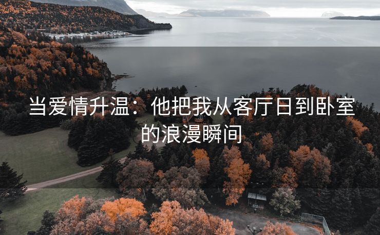 当爱情升温：他把我从客厅日到卧室的浪漫瞬间